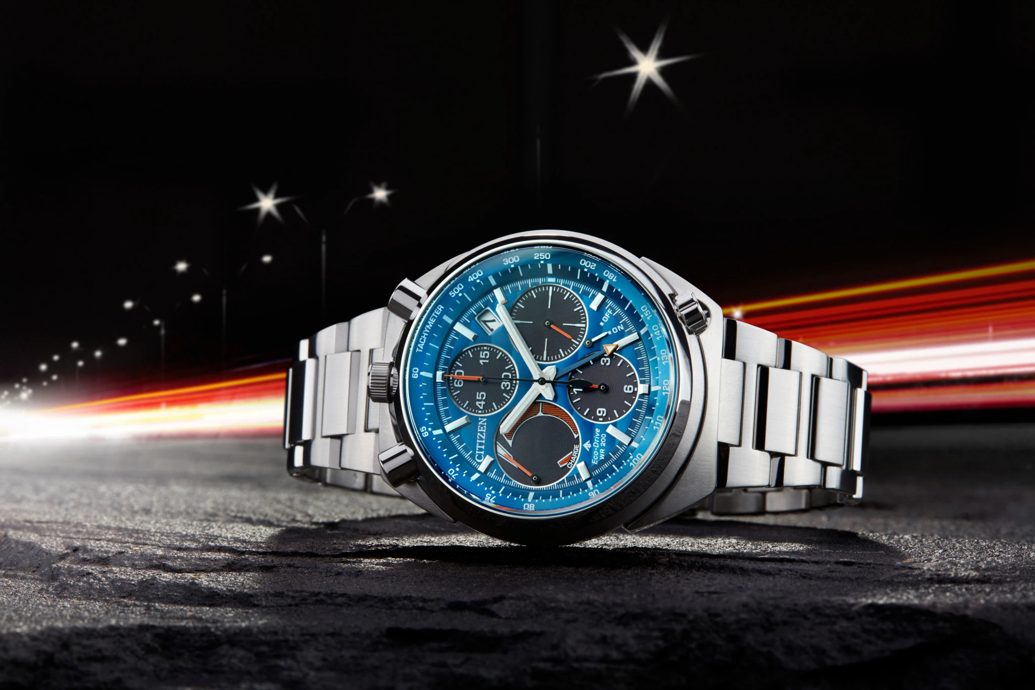 Promaster Tsuno Chronograph Racer - Men's AV0070-57L Blue Watch